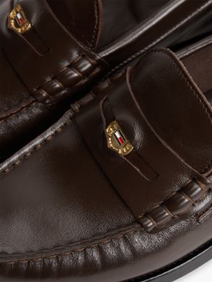 Женские туфли Tommy Hilfiger Classic Leather Penny Loafer, цвет: Коричневый — фото 6