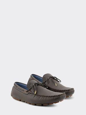 tommy hilfiger leather loafers