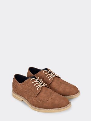 tommy hilfiger classic leather brogue