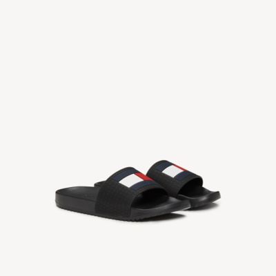 tommy hilfiger slides white