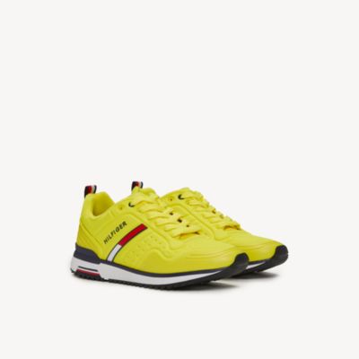 tommy hilfiger yellow sneakers