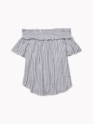 tommy hilfiger off shoulder top