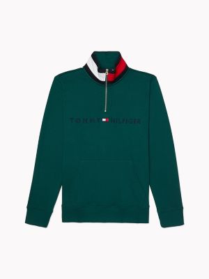 tommy hilfiger quarter zip fleece