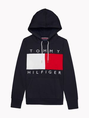 tommy hilfiger red flag hoodie