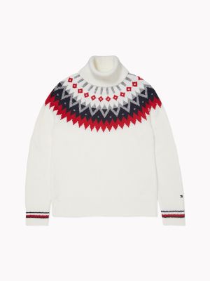tommy hilfiger argyle turtleneck sweater