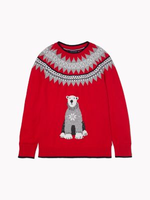 tommy hilfiger bear sweater