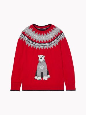 tommy hilfiger bear jumper