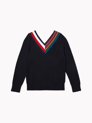 tommy hilfiger rainbow sweater