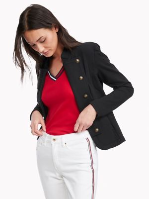 tommy hilfiger military jacket womens