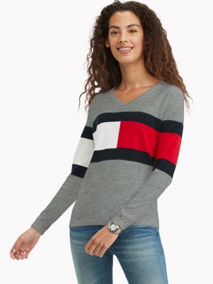 tommy jeans flag sweater