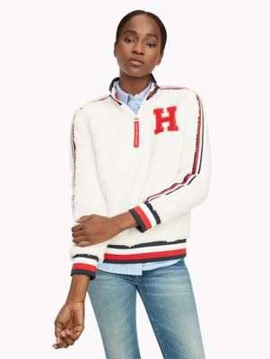 tommy jeans sherpa hoodie