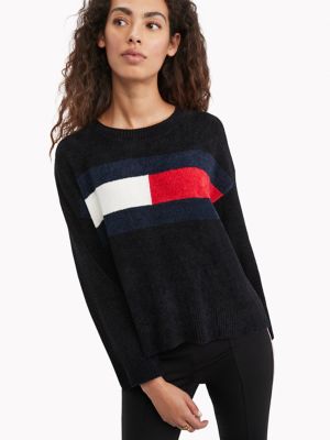 Essential Chenille Flag Sweater | Tommy 