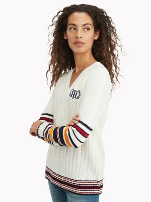 Essential Mixed Knit Sweater | Tommy 