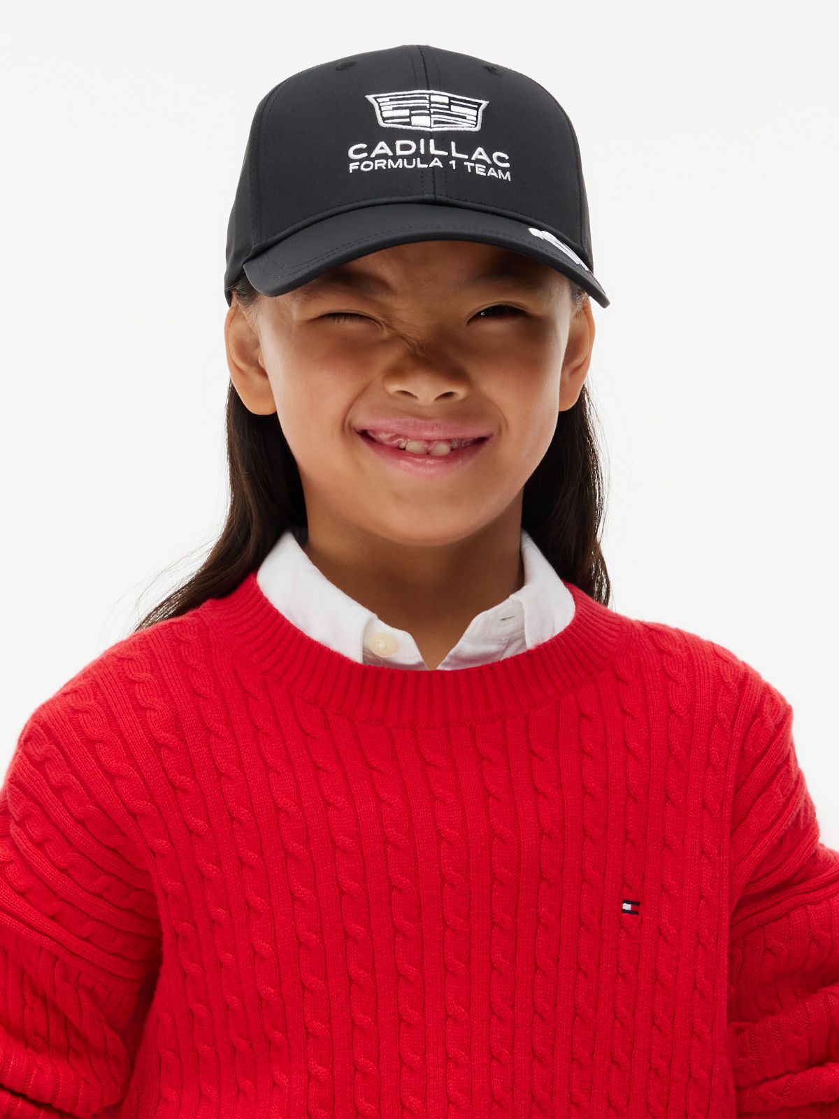 Kids' Tommy x Cadillac F1® Team Replica Cap — Black