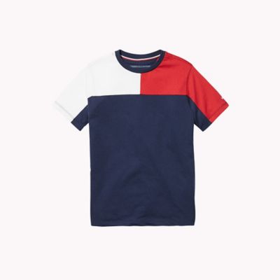 tommy hilfiger colorblock tee