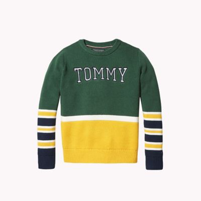 colorblock tommy hilfiger sweater
