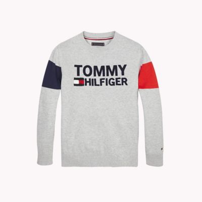 tommy jeans sweater grey