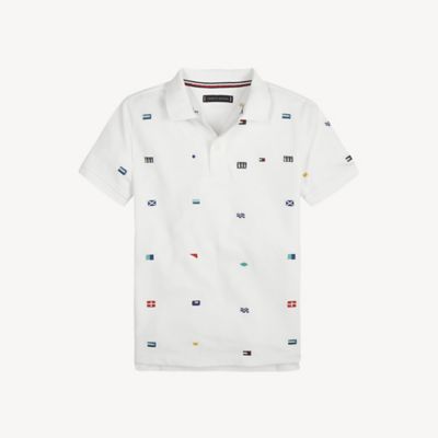 tommy hilfiger flag polo