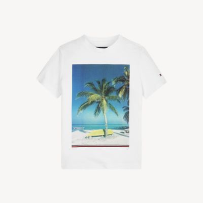 tommy hilfiger palm tree shirt