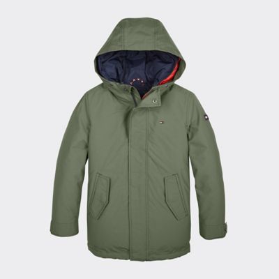 tommy hilfiger hooded coat