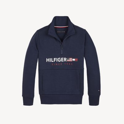 tommy half zip fleece