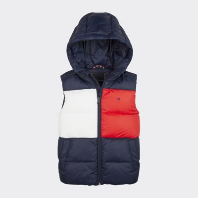 tommy hilfiger junior padded flag jacket