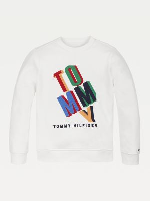 tommy hilfiger cream hoodie