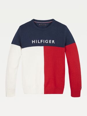 tommy hilfiger colorblock sweater
