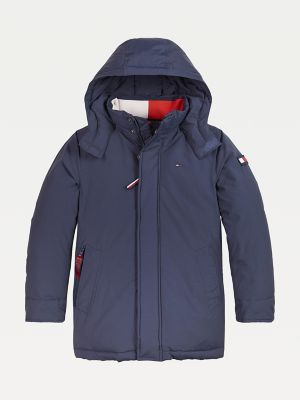 tommy hilfiger hooded padded parka