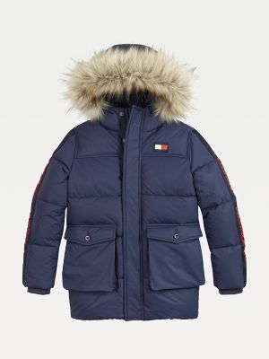 hilfiger lined parka