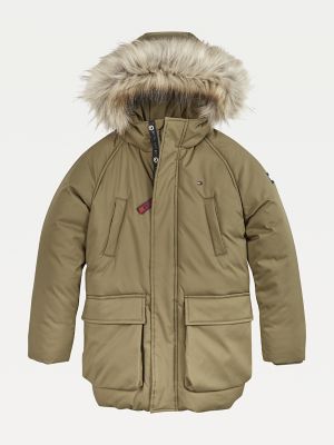 hilfiger lined parka