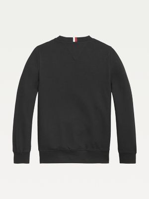 Kids' Flag Stripe Sweatshirt, Black