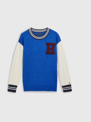 Kids' Letterman Sweater | Tommy Hilfiger USA