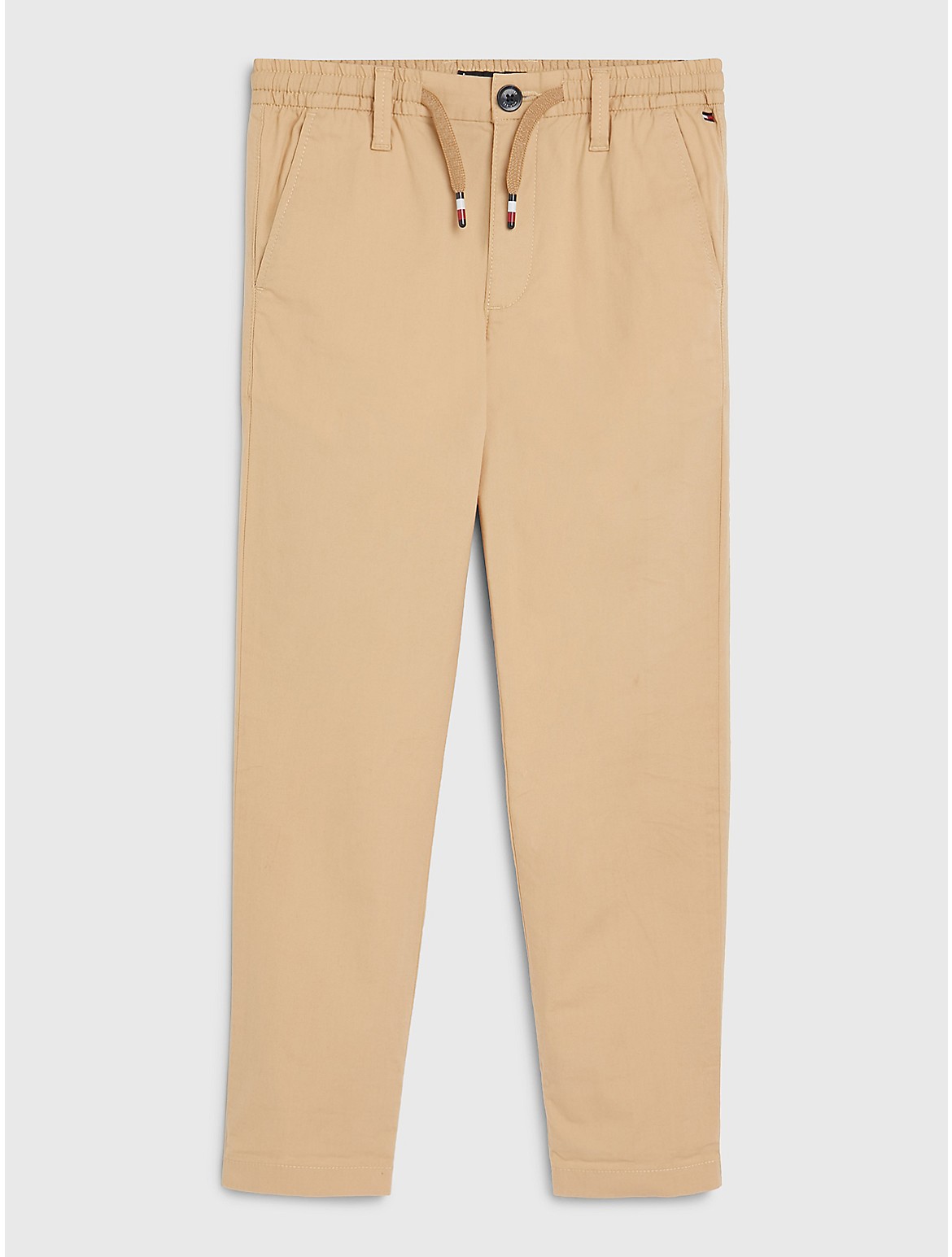 Tommy Hilfiger Boys' Kids' Cotton Comfort Pants - Neutral - 6