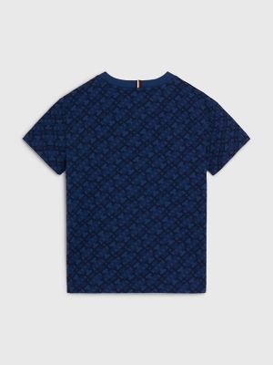 Kids' TH Monogram T-Shirt, Navy Monogram