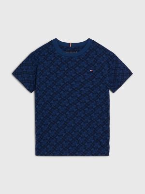 Kids' TH Monogram T-Shirt, Navy Monogram