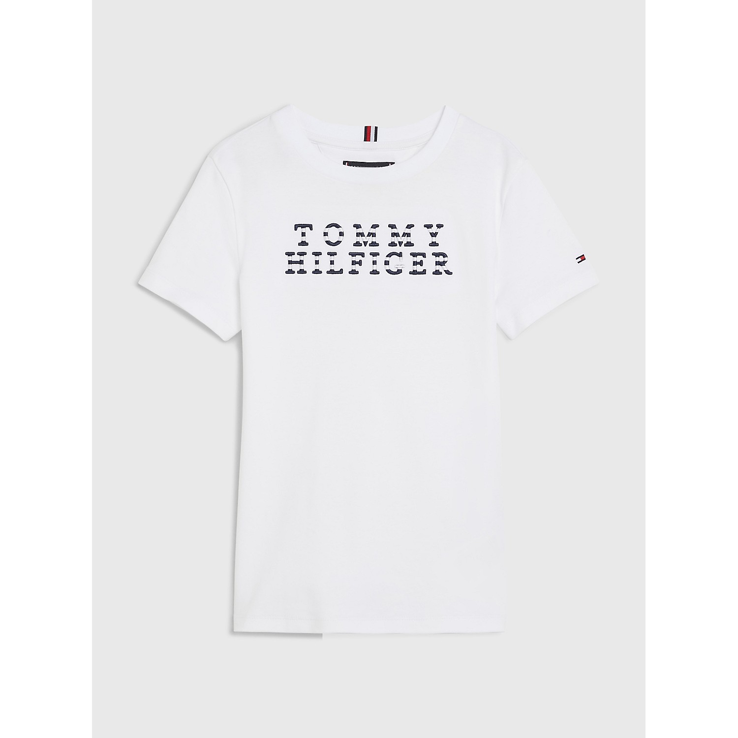 TOMMY HILFIGER Kids Breton Stripe Logo T-Shirt
