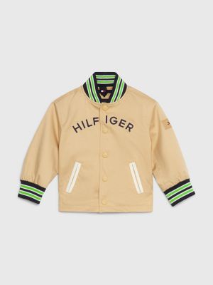 Tommy hilfiger yellow outlet bomber jacket