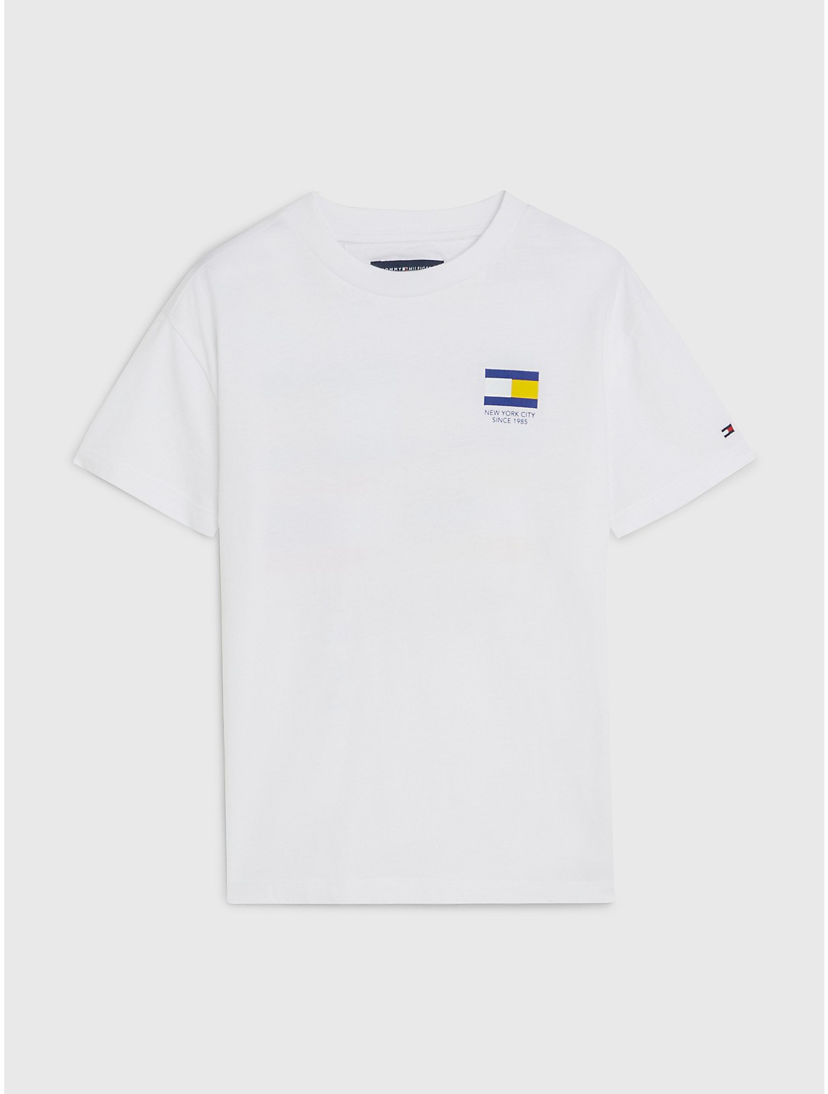 Tommy Hilfiger Boys' Kids' Multicolor Flag T-Shirt - White - 12M