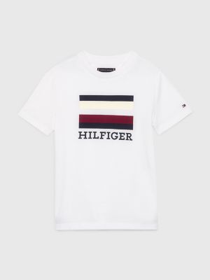 tyran Imidlertid Footpad Kids' Hilfiger Stripe Flag T-Shirt | Tommy Hilfiger