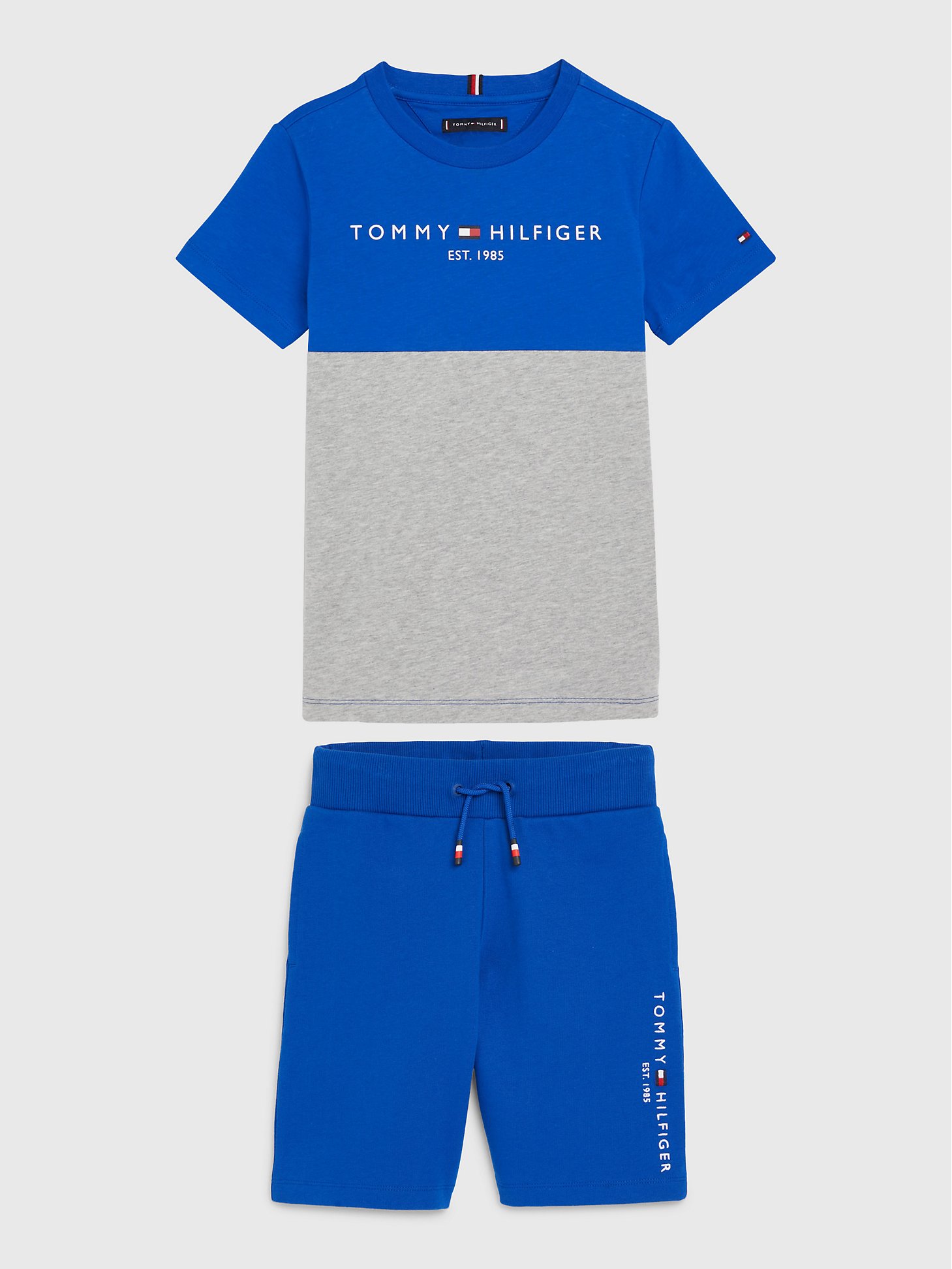 Jobtilbud Lånte Indsigtsfuld Kids' Colorblock T-Shirt and Short Set 2PC | Tommy Hilfiger