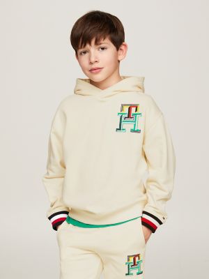 Tommy Hilfiger U ESSENTIAL HOODIE Rouge - Vêtements Sweats Enfant 62,02 €