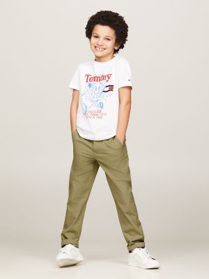 Kids' Poplin Pull-On Pant, Faded Olive