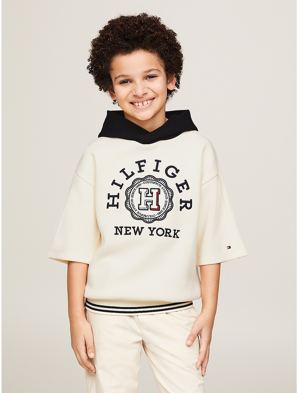 Tommy Hilfiger Boys' Kids' Monotype Arch Logo Hoodie