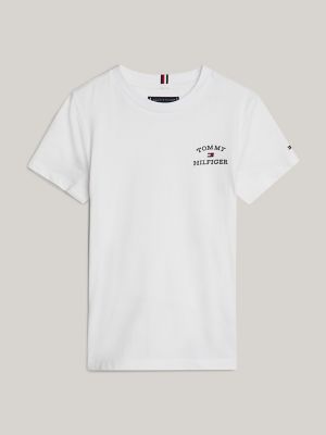 Kids' Hilfiger Logo T-Shirt, White