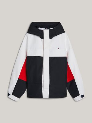 Tommy hilfiger store colorblock hooded jacket