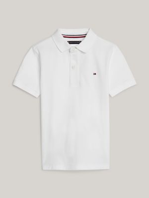 Kids' Regular Fit Solid Polo | Tommy Hilfiger