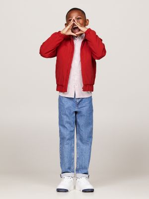 Kids' Relaxed Fit Acid Wash Jean, Mid Salt & Pepper