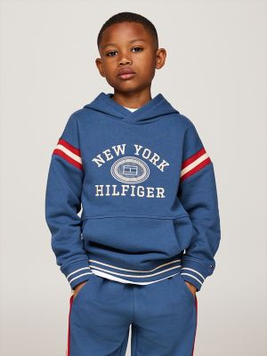 Kids' Embroidered Monotype Logo Hoodie | Tommy Hilfiger USA