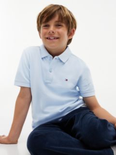 Kids' Classic Polo — Breezy Blue 3